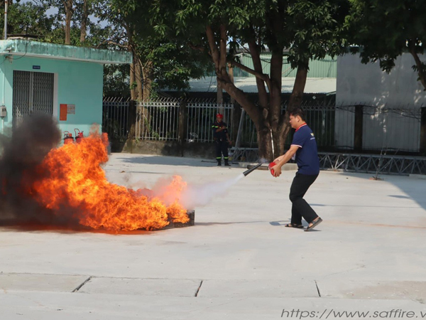 Huấn luyện, diễn tập phòng cháy chữa cháy tại Hội an